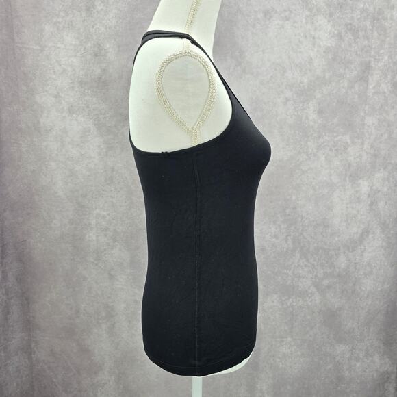 90 Degree by Reflex Black Racerback Activewear Sleeveless Tank Top XS - Picture 3 of 5